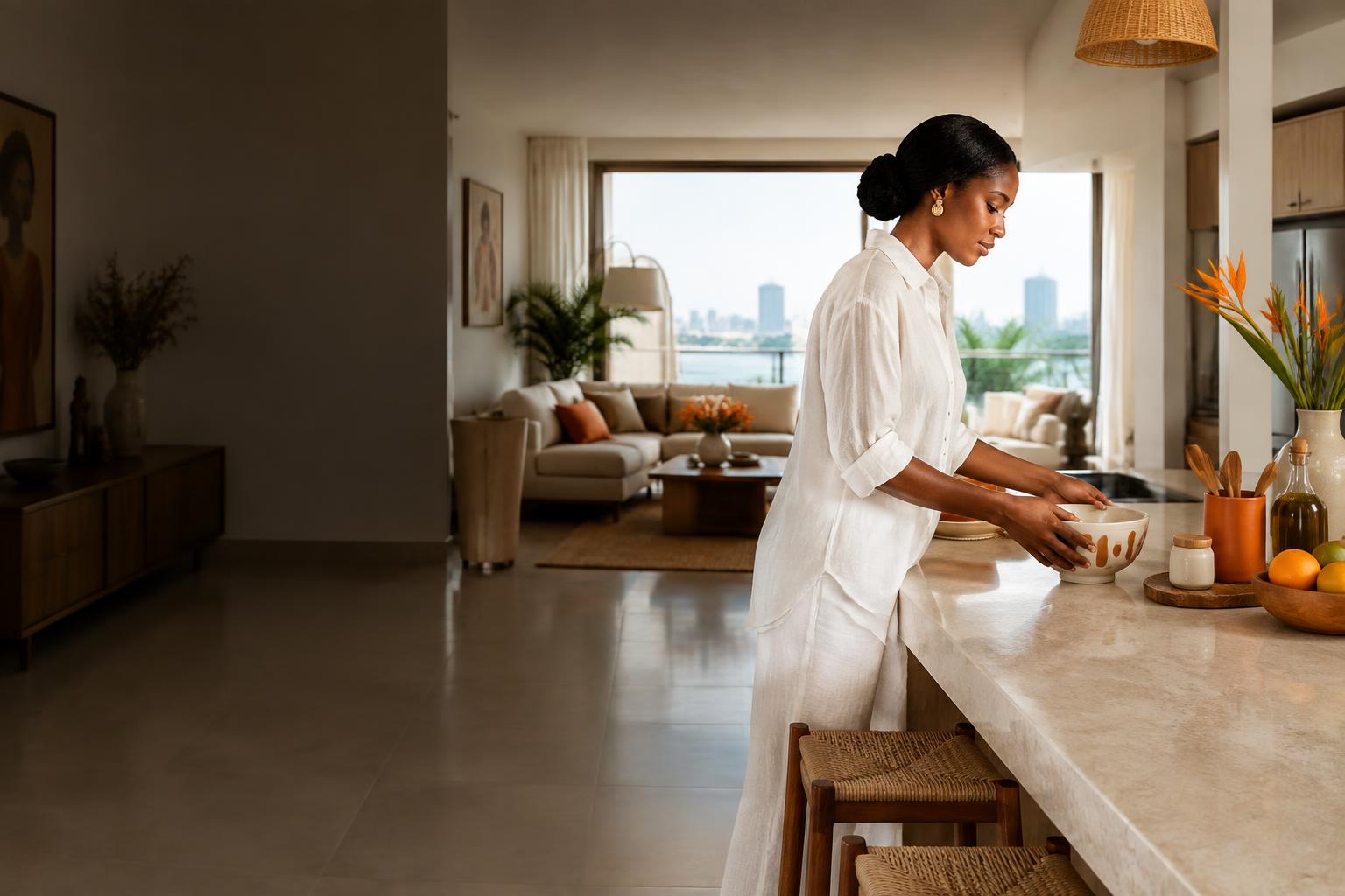 Intérieur élégant et produits pour la maison