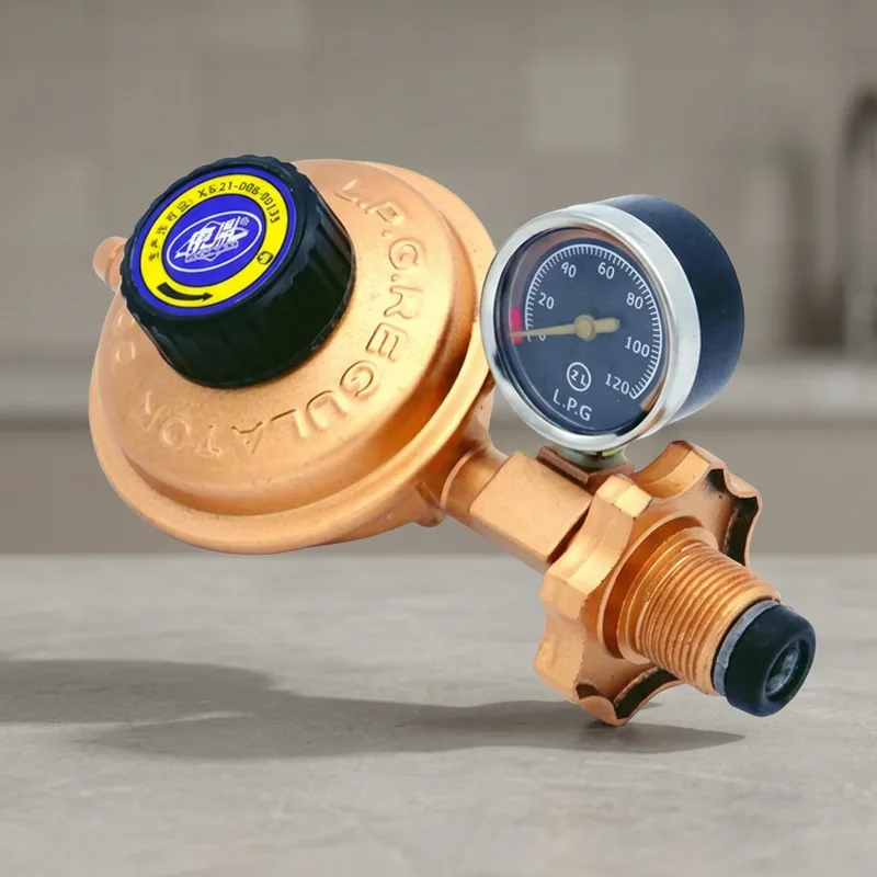 Détendeur de gaz avec manomètre